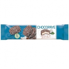 CHOCOPAYE cocoa coated sandwich biscuits with marshmallow and coconut 216gr  